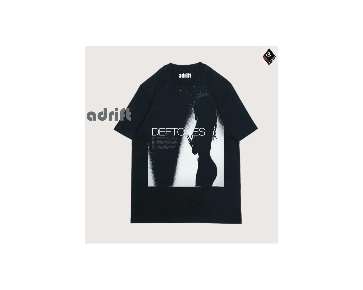 Y2K Unisex Harajuka Deftones Unisex Oversize Kalıp Tişört