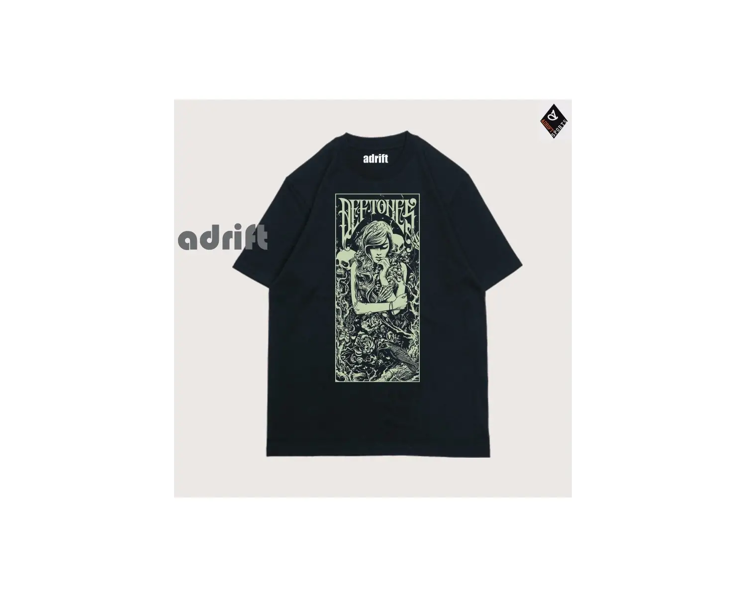 Y2K Unisex Harajuka Deftones Unisex Oversize Kalıp Tişört