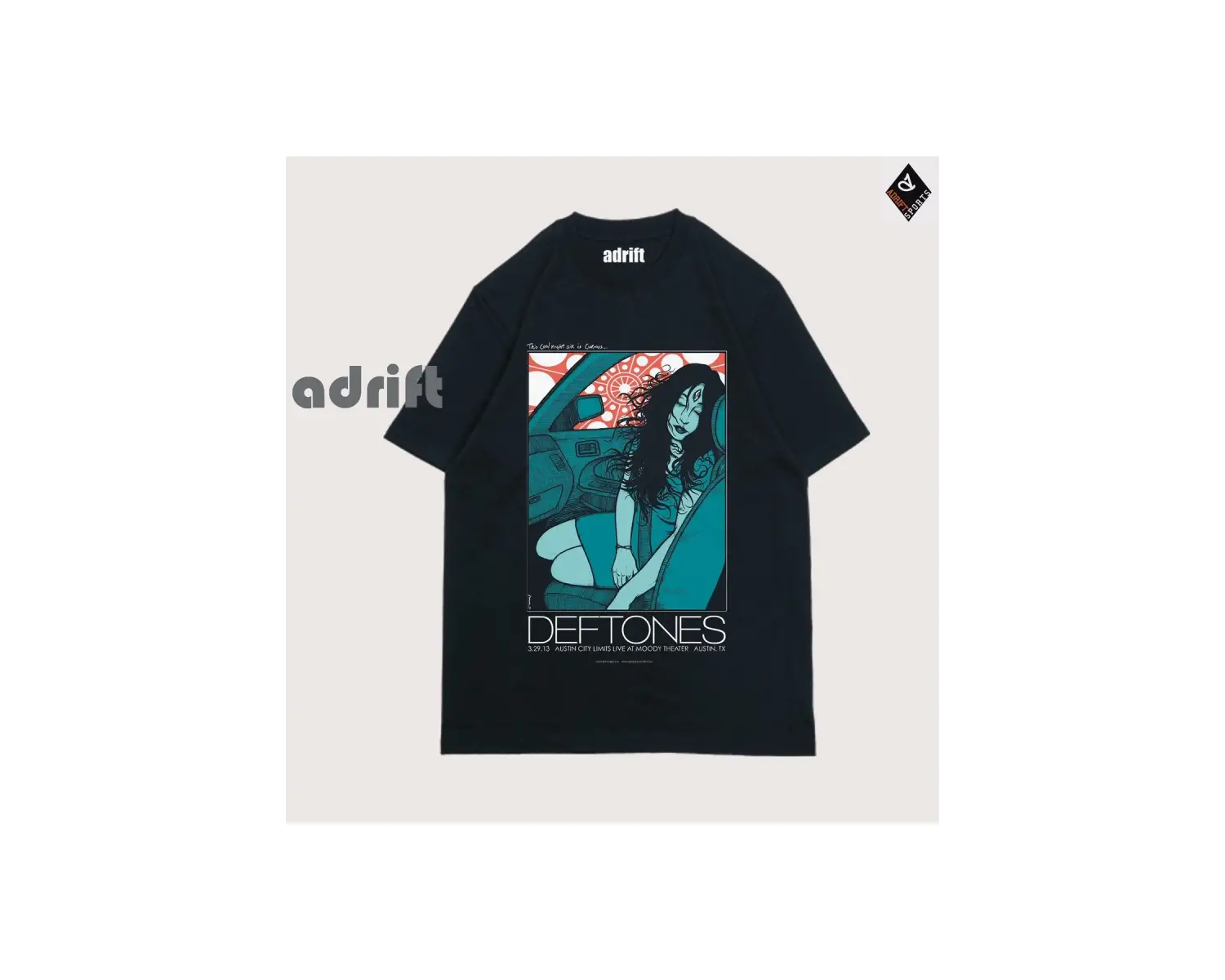 Y2K Unisex Harajuka Deftones Unisex Oversize Kalıp Tişört