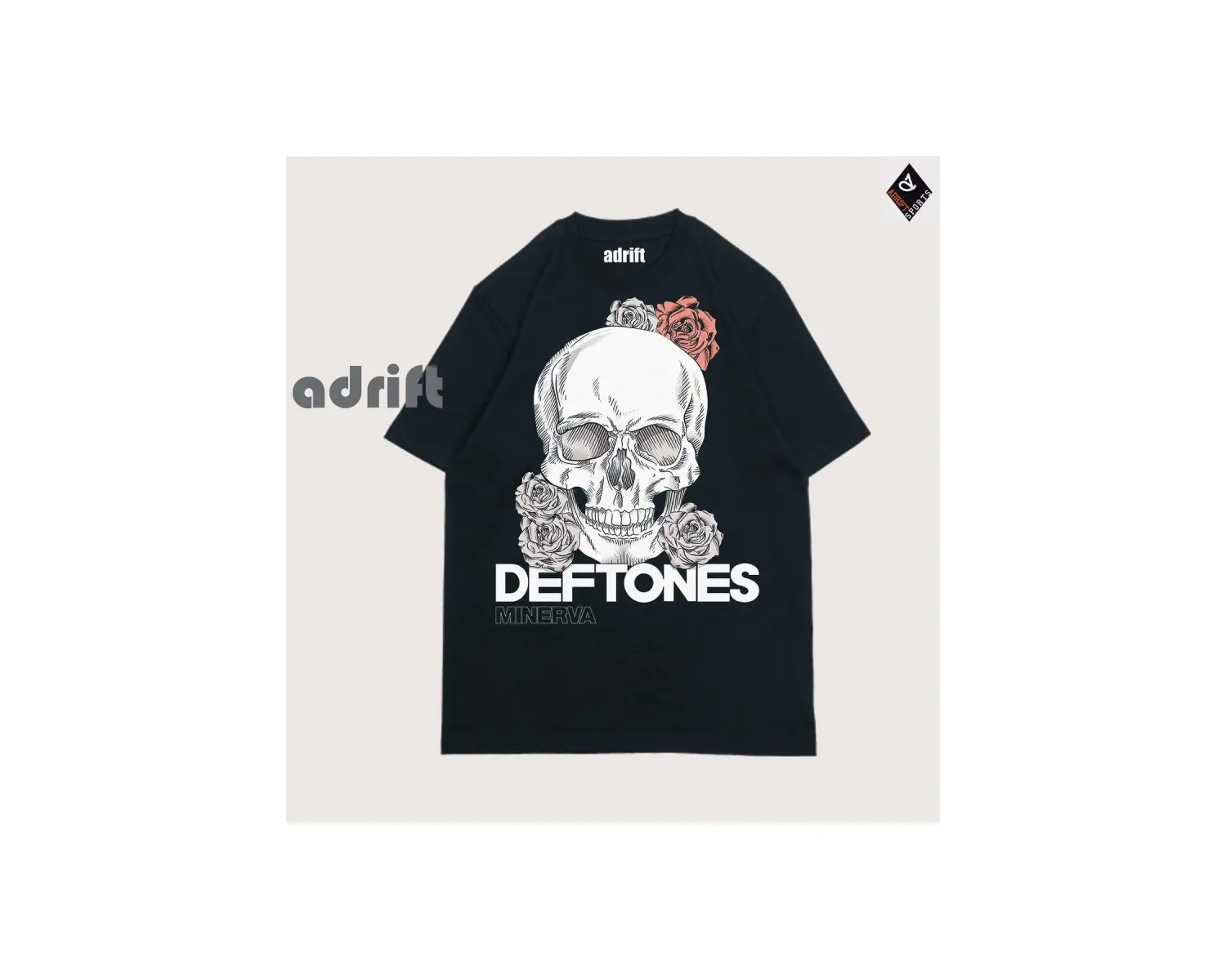 Y2K Unisex Harajuka Deftones Unisex Oversize Kalıp Tişört