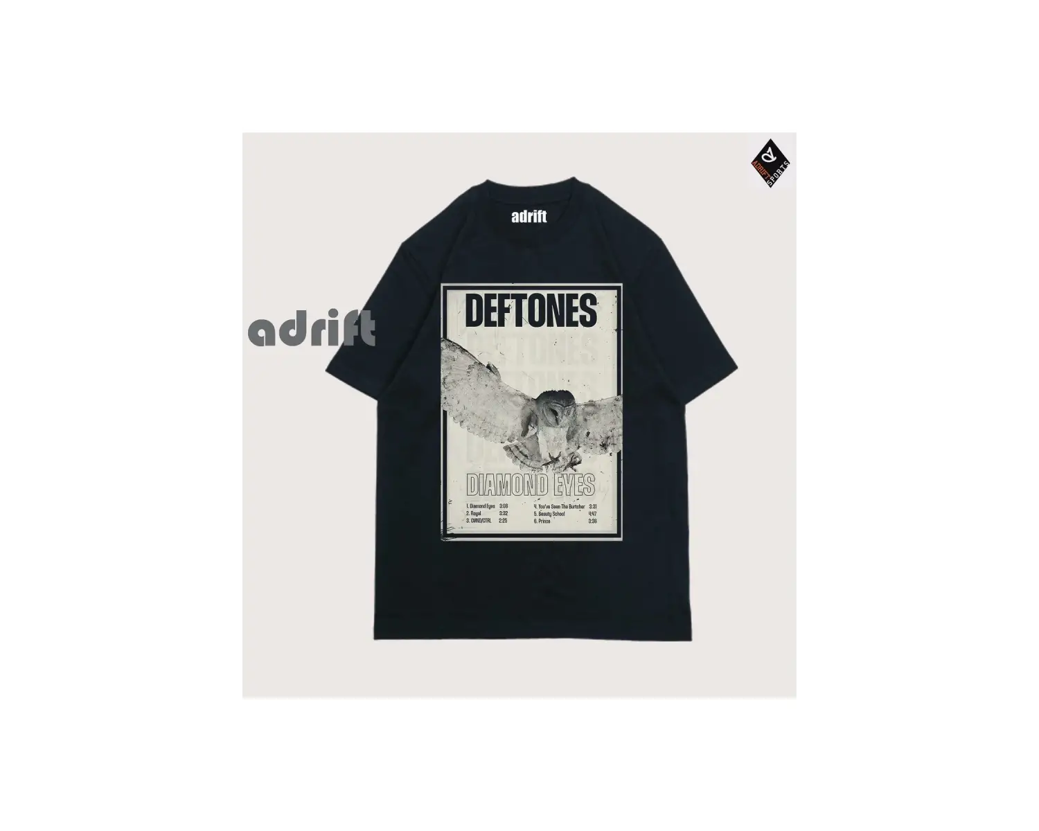Y2K Unisex Harajuka Deftones Unisex Oversize Kalıp Tişört