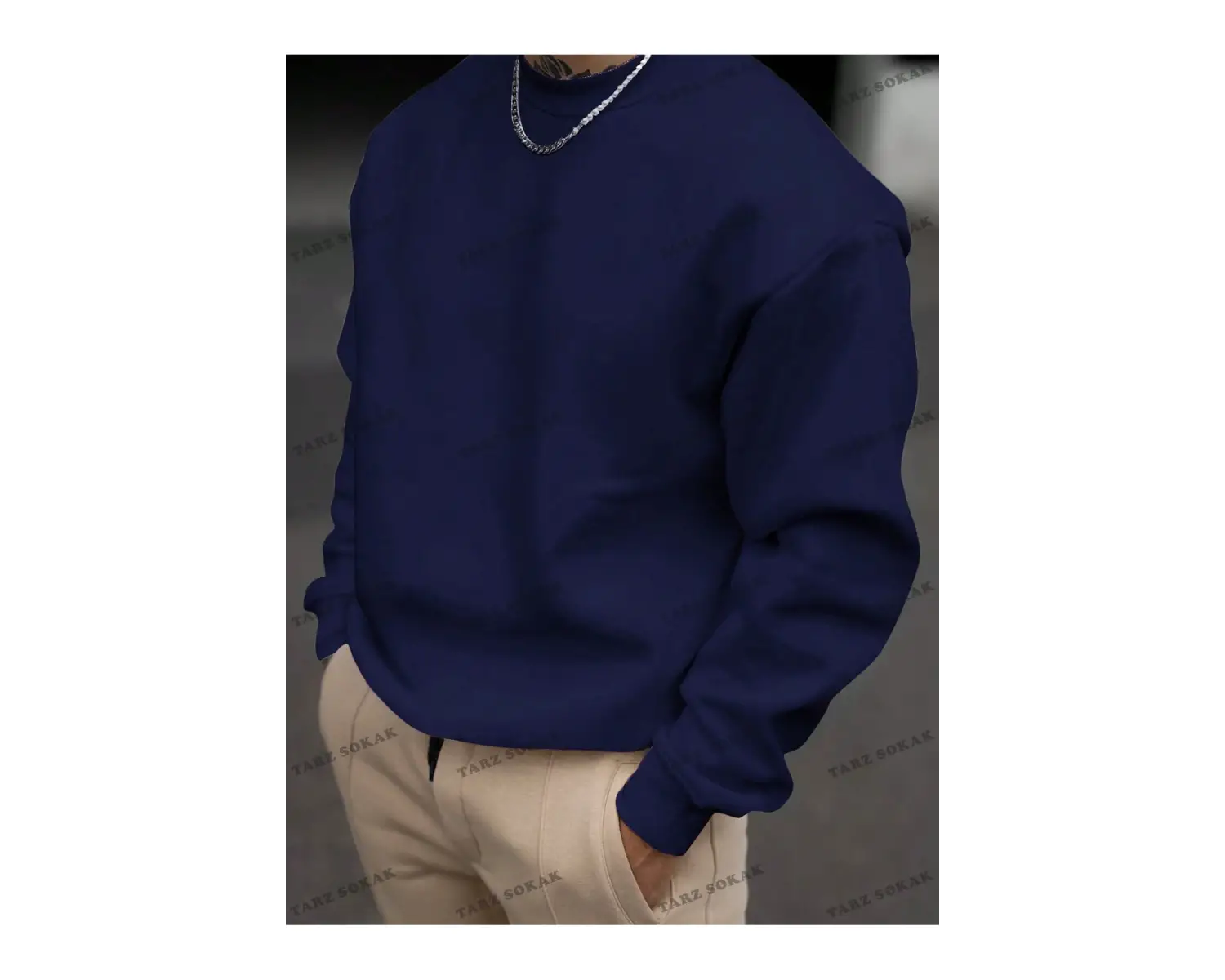 Y2K Unisex Kanye Tweet Sweatshirt KOD 1579 Beyaz