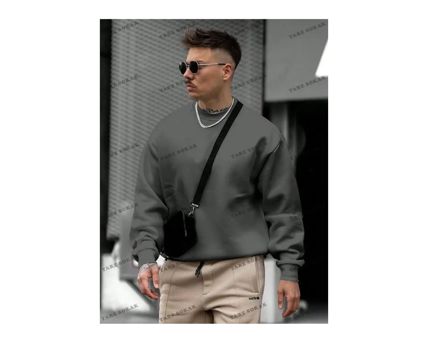 Y2K Unisex Kanye Tweet Sweatshirt KOD 1579 Beyaz