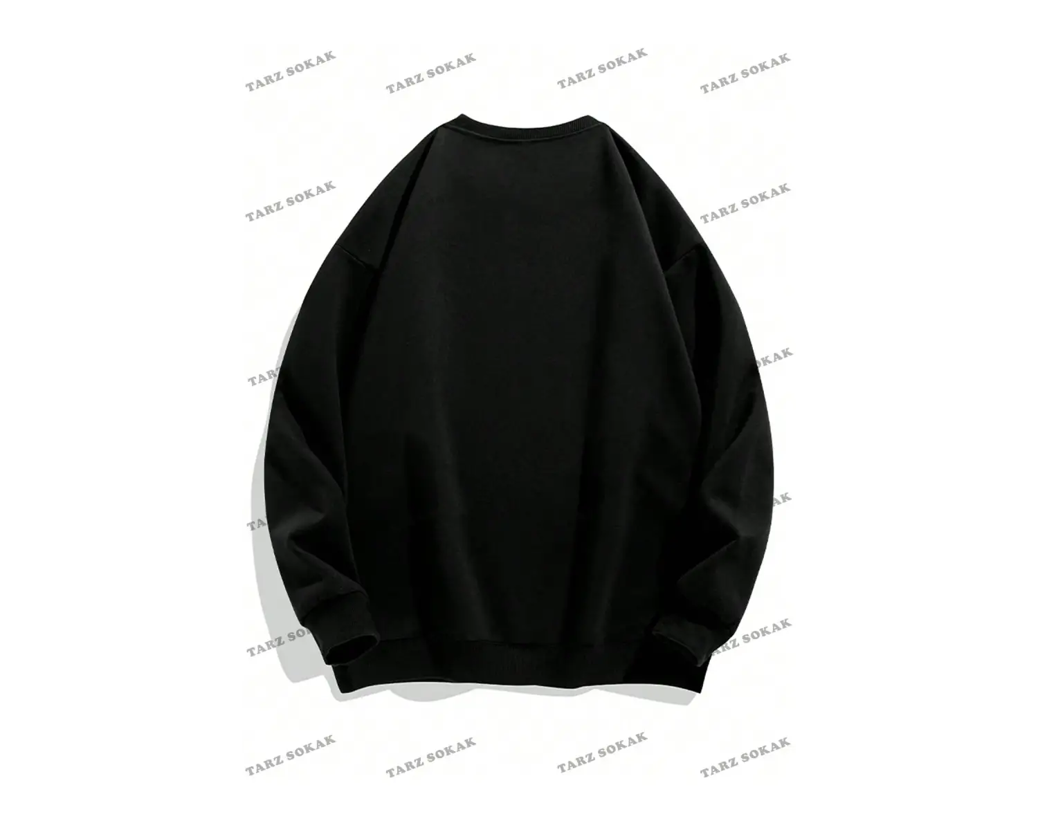 Y2K Unisex Pockets Empty Sweatshirt KOD 1617 Beyaz
