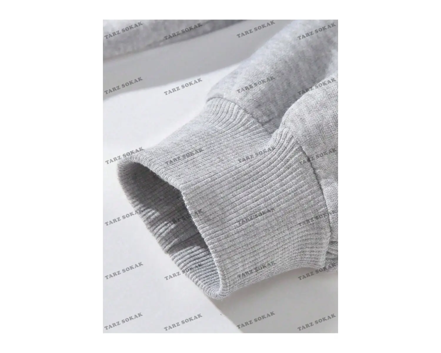 Y2K Unisex Pockets Empty Sweatshirt KOD 1617 Beyaz