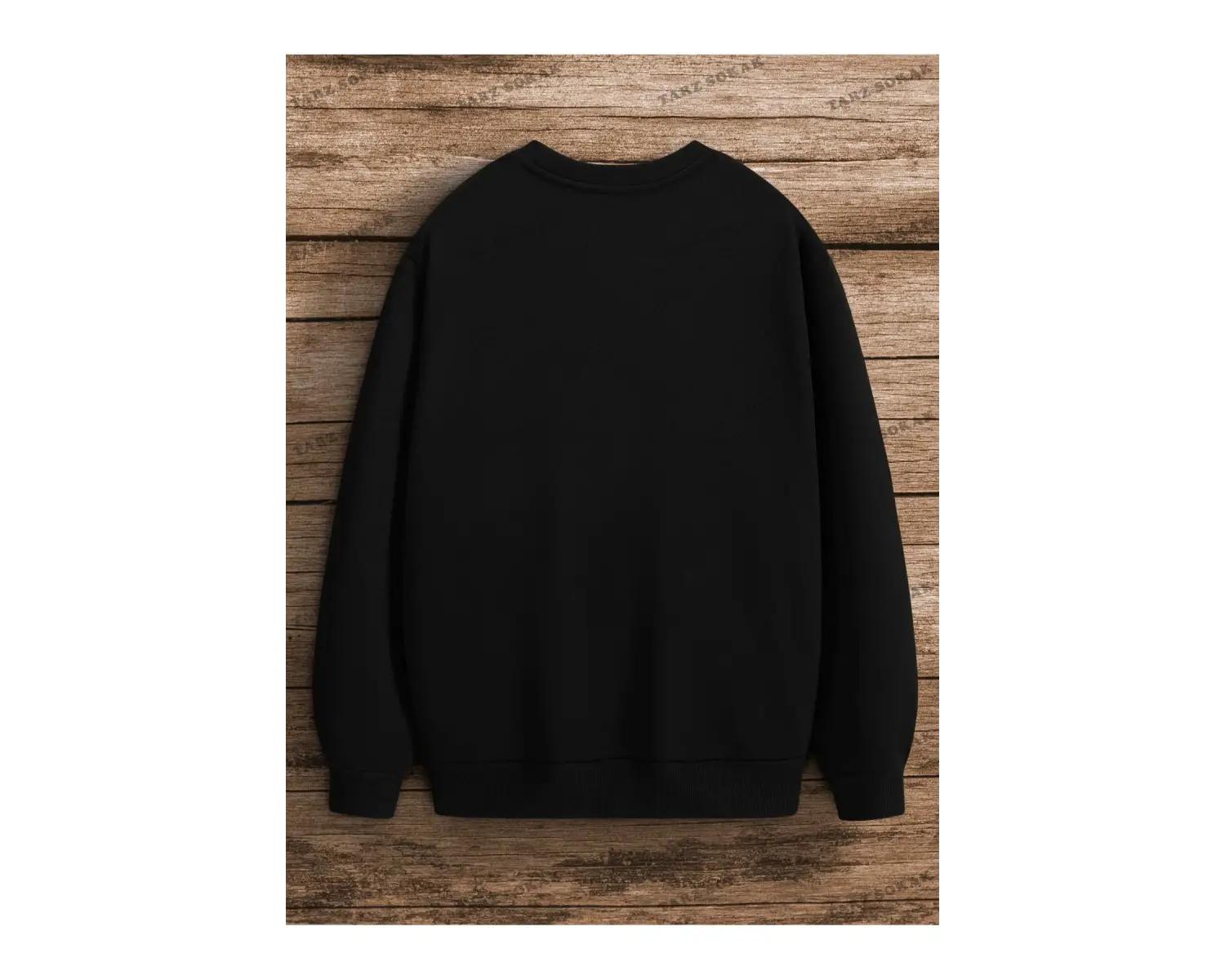 Y2K Unisex Star Stroke Taş Görünümlü Baskılı Sweatshirt KOD 1508 Gri