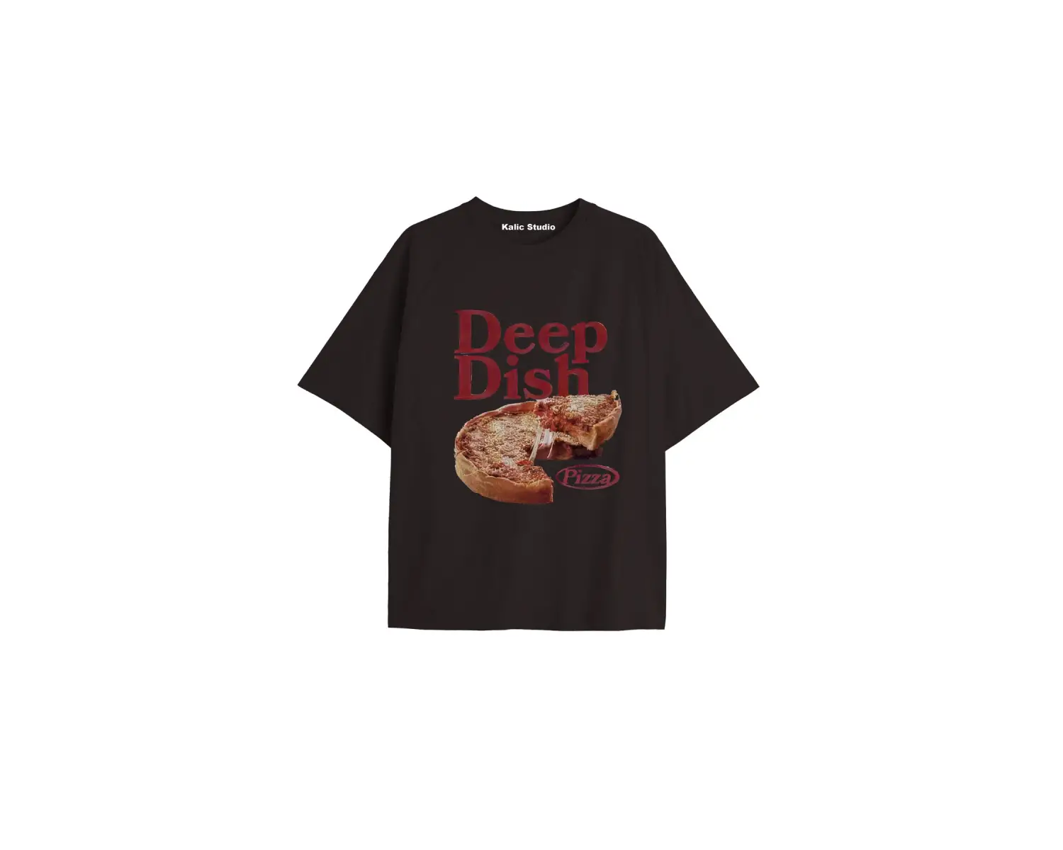 Y2k vintage Pickles Baskılı Sİyah T-shirt KOD 227