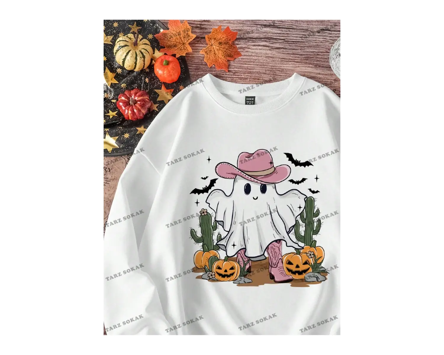 Y2K YENİ SEZON SSWEAT HARAJUKA KUROMİ RETRO KOD 1283 Beyaz