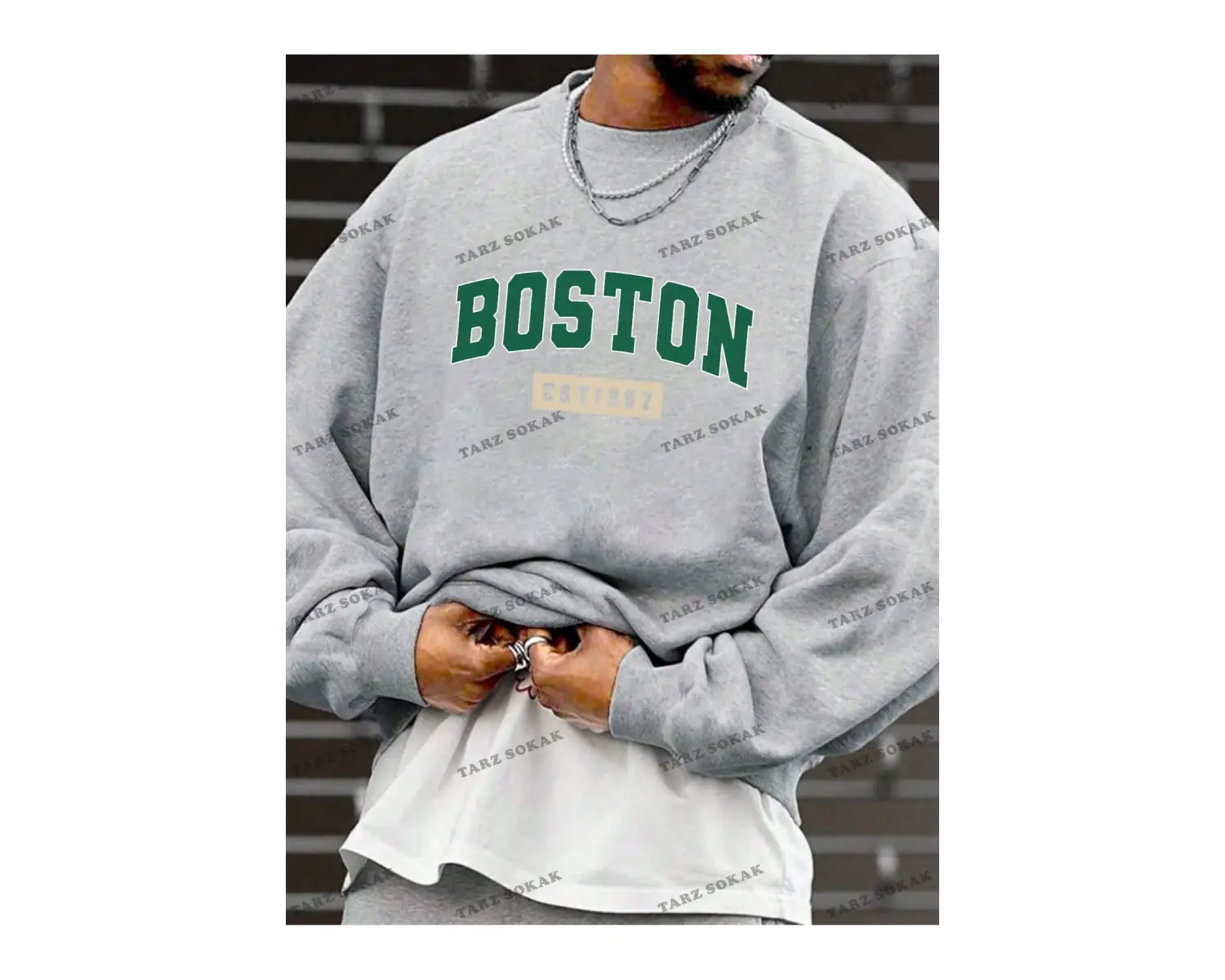 Y2K YENİ SEZON SSWEAT HARAJUKA KUROMİ RETRO KOD 1547 Beyaz