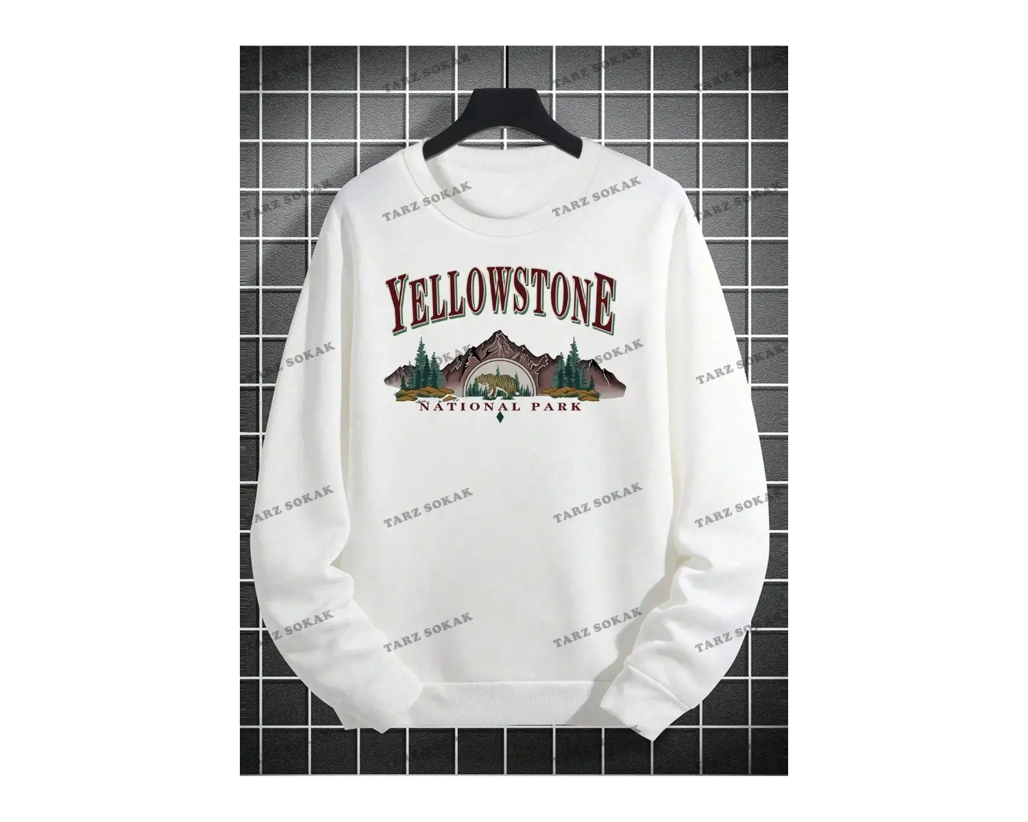 Y2K YENİ SEZON SSWEAT HARAJUKA KUROMİ RETRO KOD 1567 Beyaz