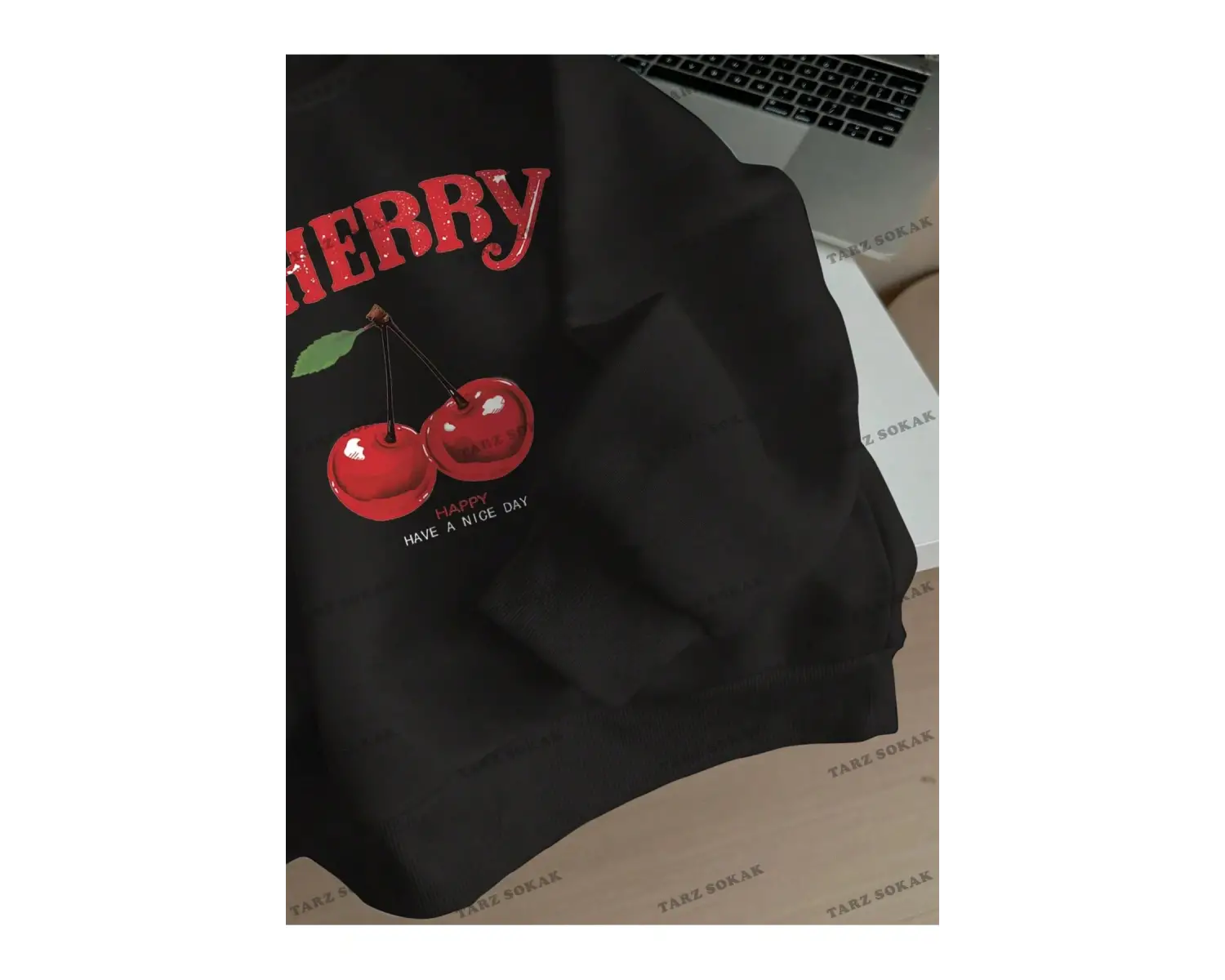 Y2K YENİ SEZON SSWEAT HARAJUKA KUROMİ RETRO KOD 1573 Beyaz