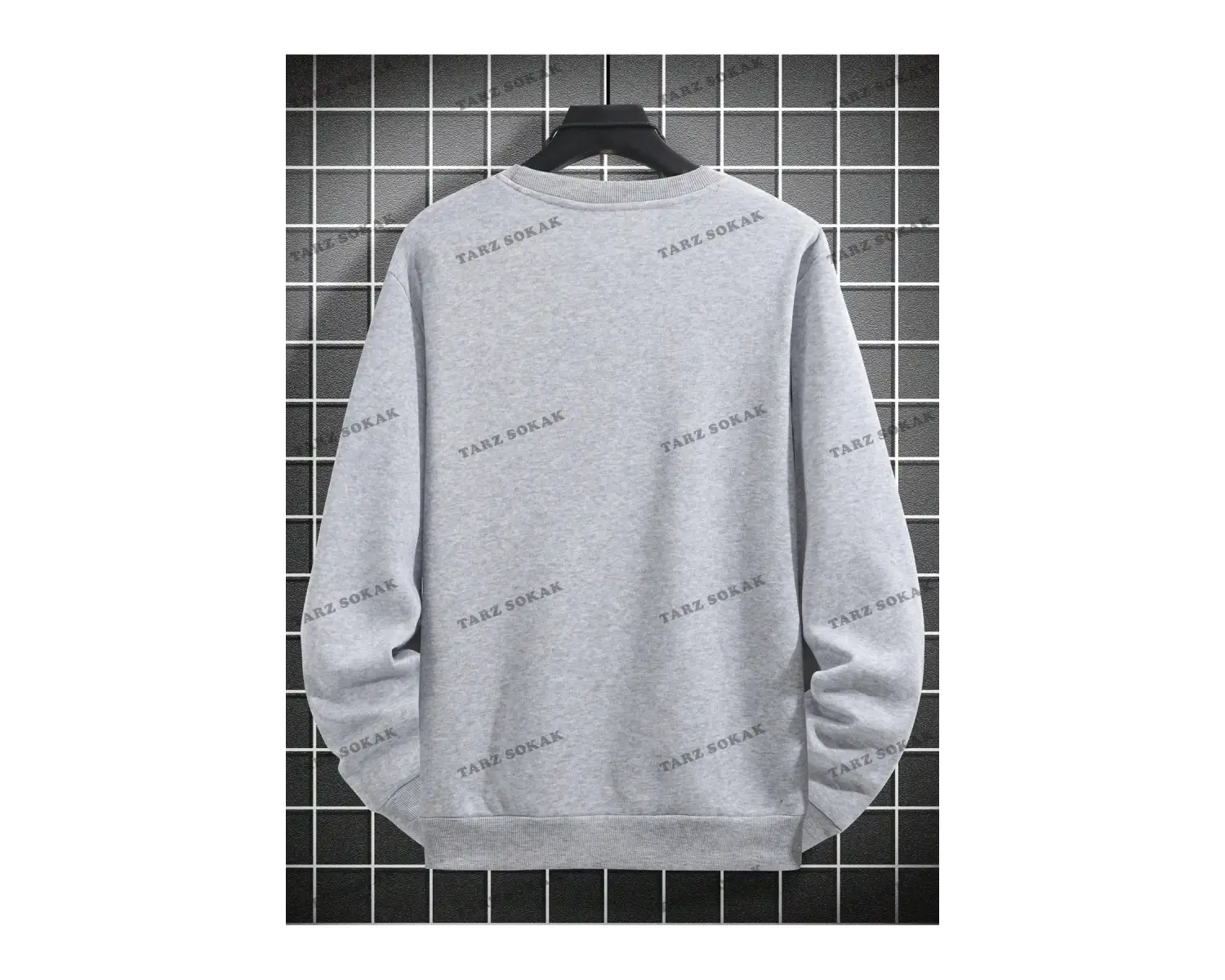 Y2K YENİ SEZON SSWEAT HARAJUKA KUROMİ RETRO KOD 1590 Gri