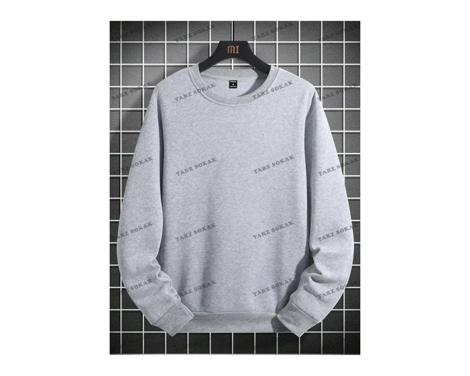 Y2K YENİ SEZON SSWEAT HARAJUKA KUROMİ RETRO KOD 1590 Gri