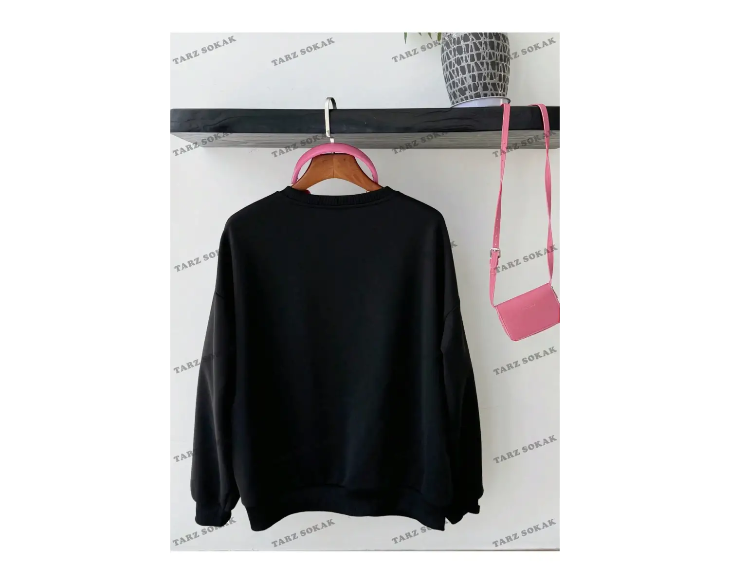 Y2K YENİ SEZON SSWEAT HARAJUKA KUROMİ RETRO KOD 16 Siyah