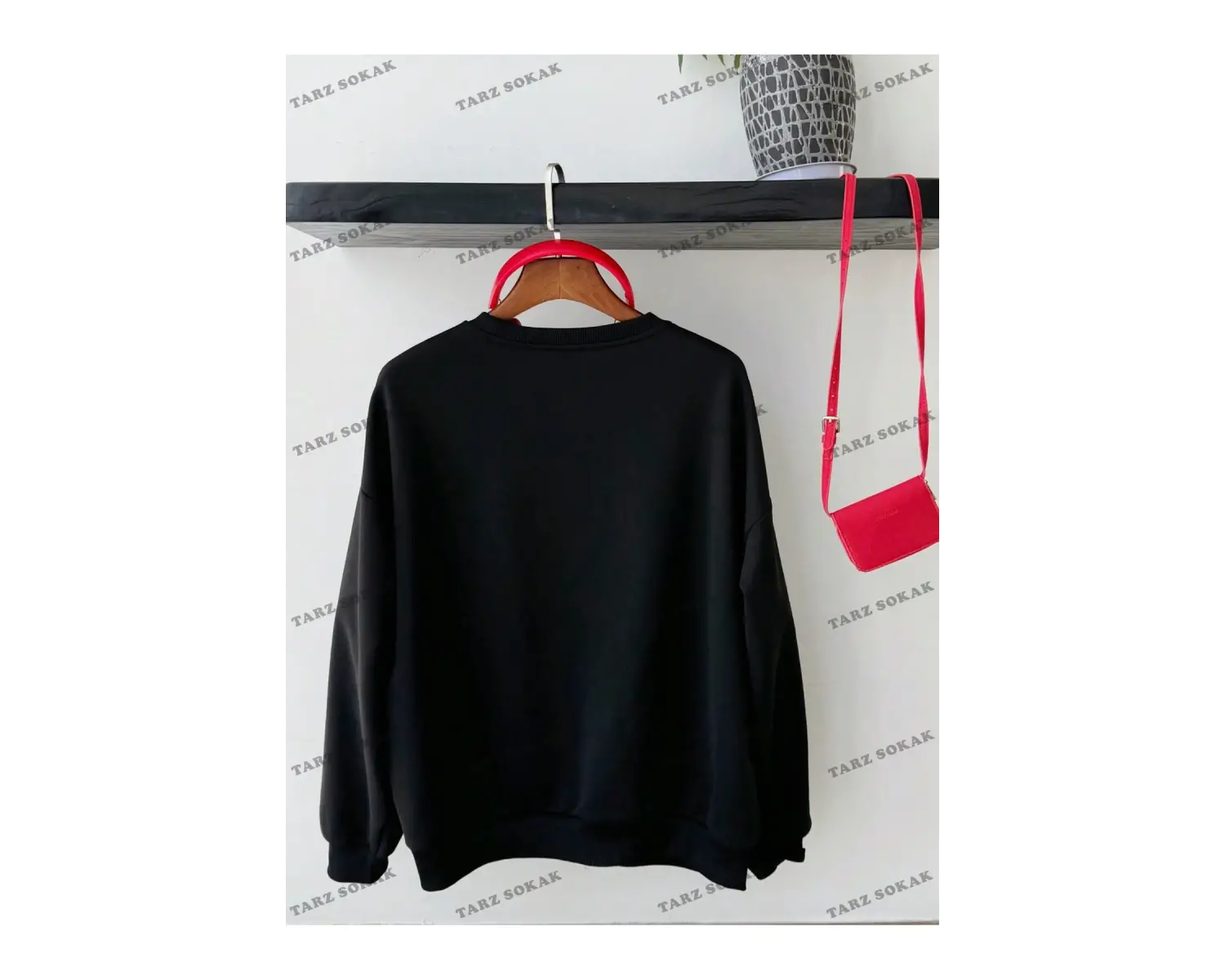 Y2K YENİ SEZON SSWEAT HARAJUKA KUROMİ RETRO KOD 16 Siyah