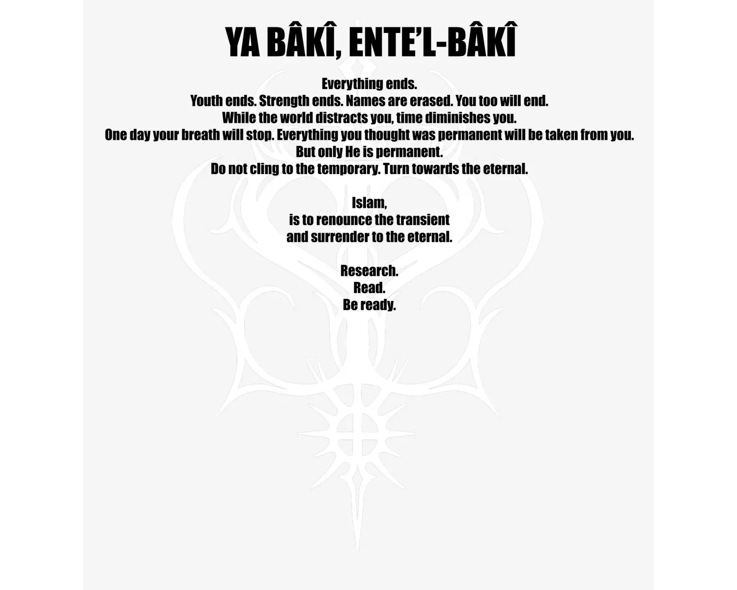 YA BÂKÎ, ENTE’L BÂKÎ Özel Tasarım Tişört satın almadan açıklama ve görsel açıklamayı OKUYUN!