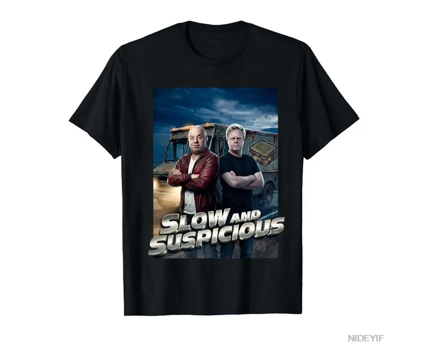 Yavaş ve Şüphekar Meme T-shirt Erkekler Kadınlar Için % 100% Pamuklu T Shirt Kısa Kollu Üstle