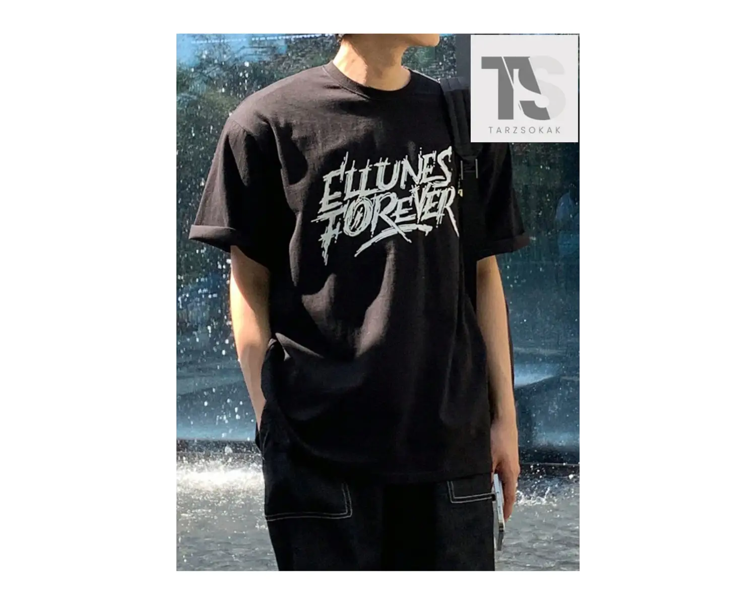 Yazılı Erkek Yazlık Tişört