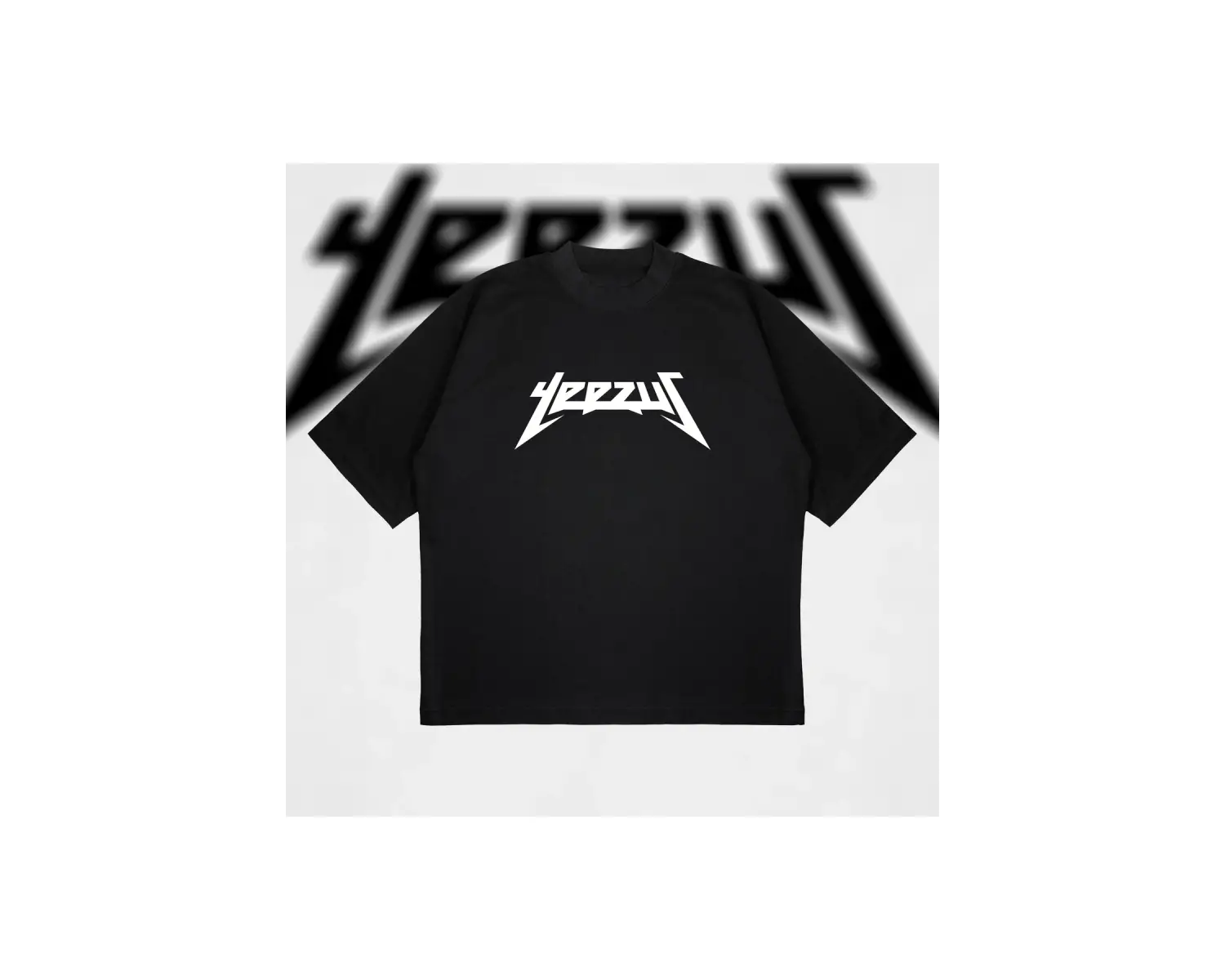 Yeezus Basic Oversize Unisex Pamuklu Nefes Alan Kalın Kumaşlı