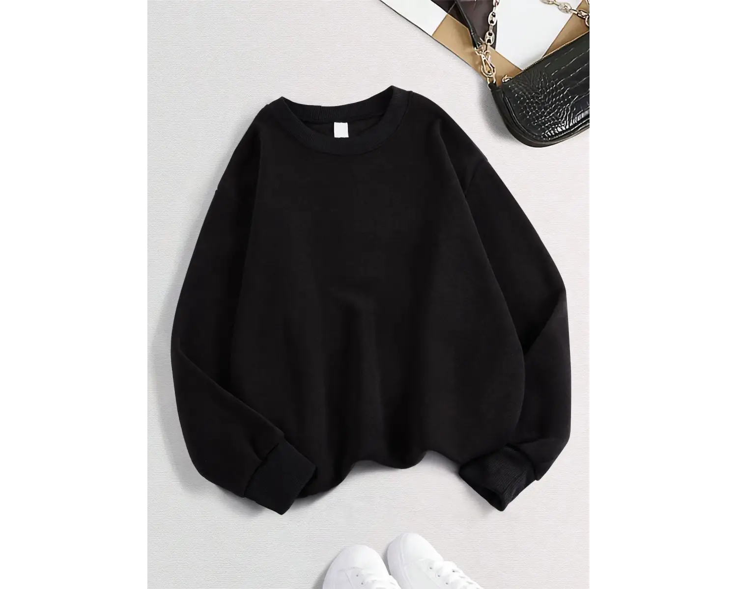 YENI Kış Bayanlar Katı Kapüşonlular Temel Sıcak Polar Tişörtü Yumuşak Nefes Alabilen O-Boyun