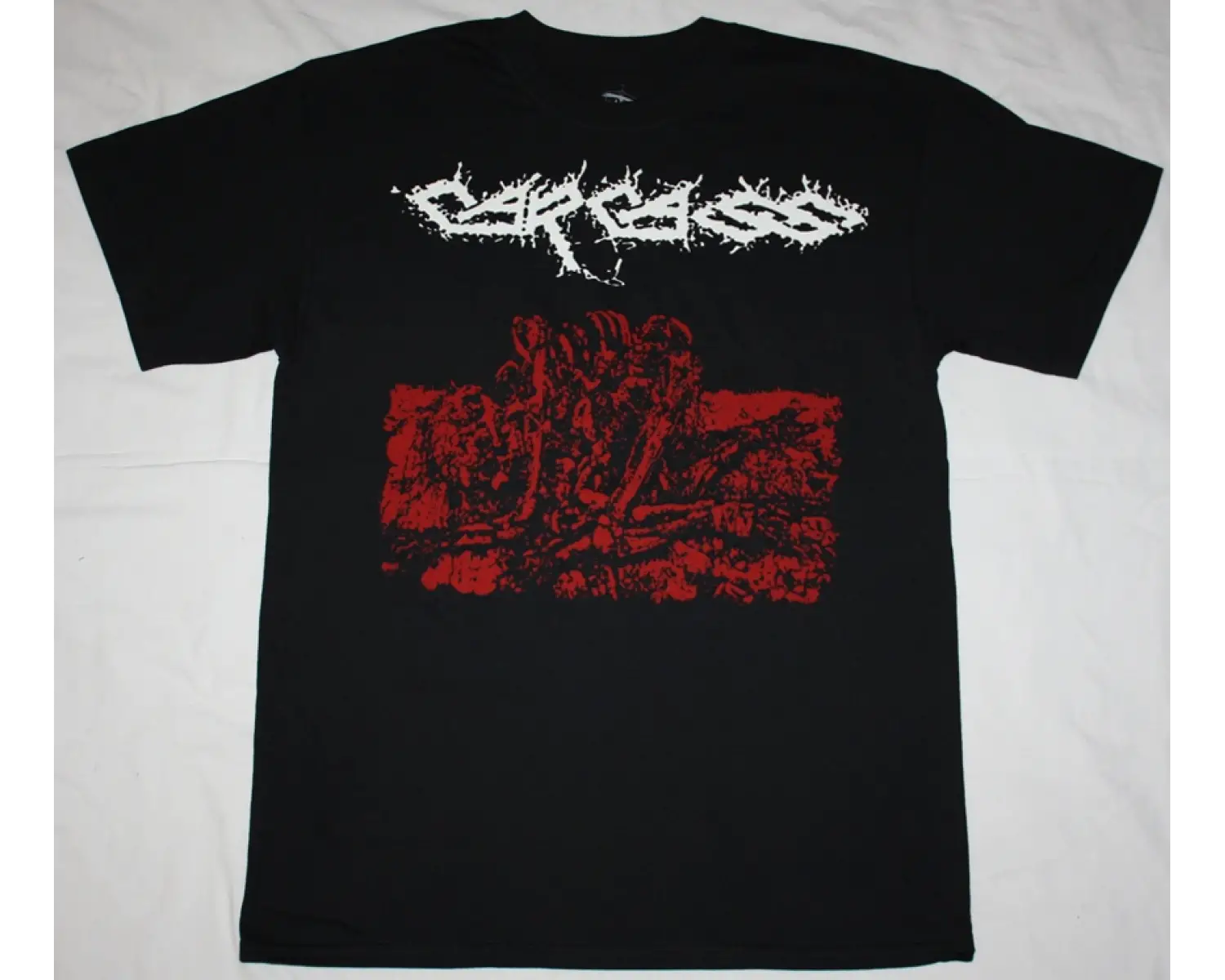 YES 90125 WORLD TOUR NEW BLACK T-SHIRT ÖN VE ARAKA BASKILI