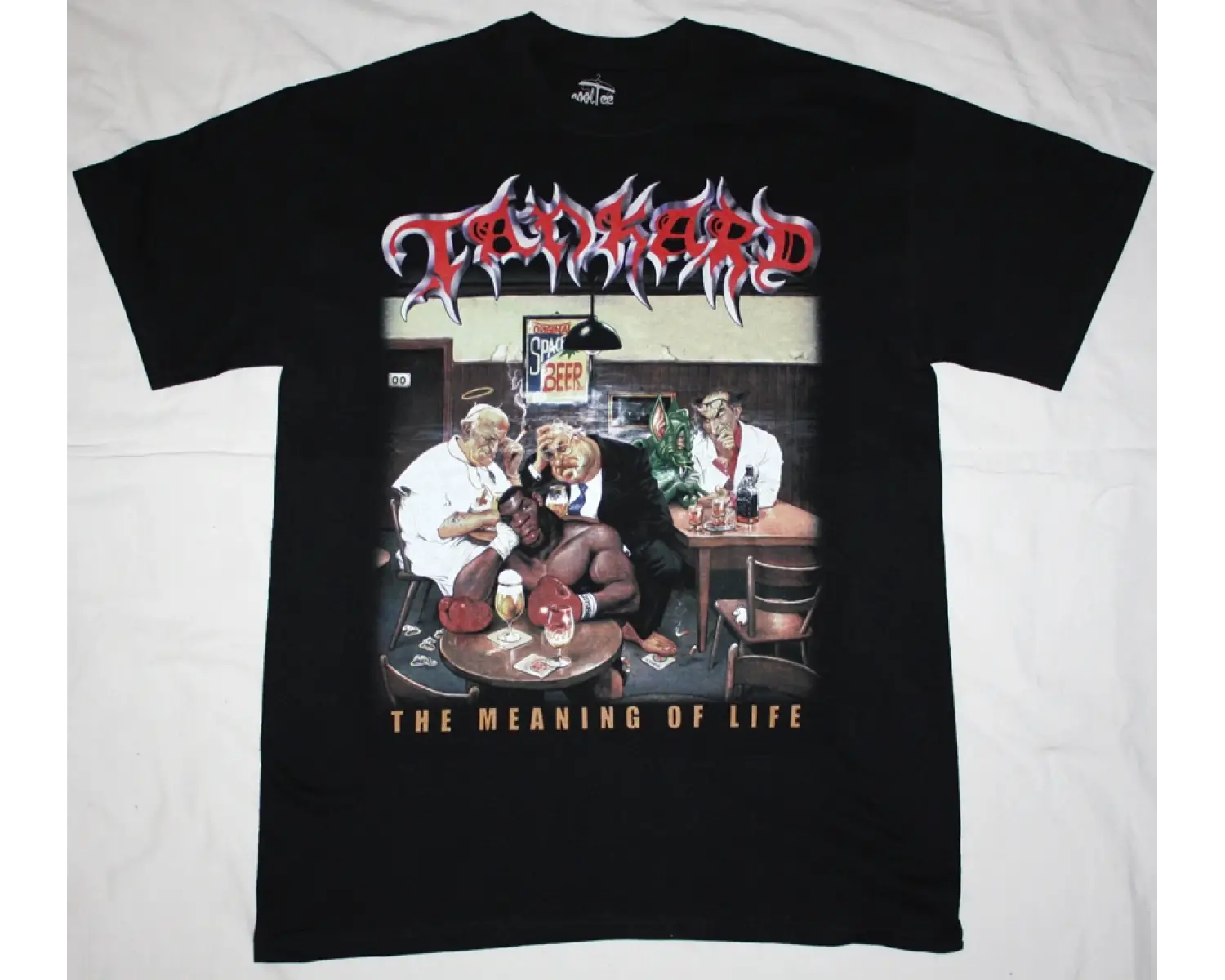 YES FRAGILE 71 NEW BLACK T-SHIRT ÖN BASKILI