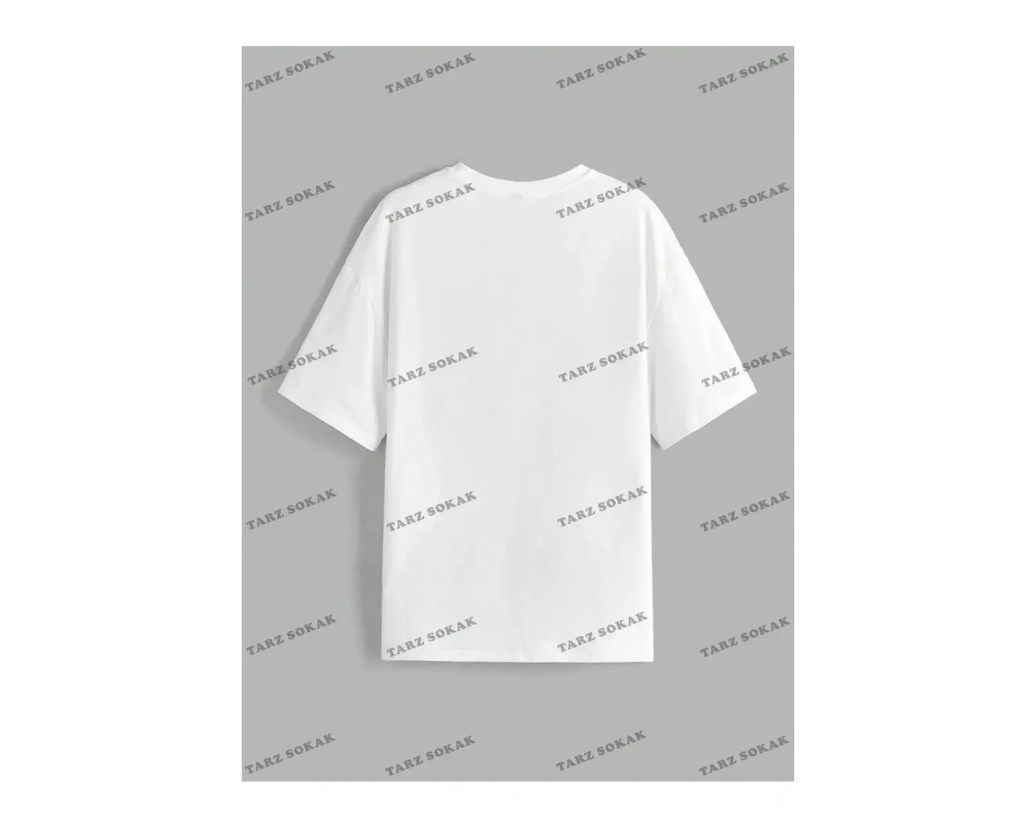 Yıldız Baskılı Oversize Kalıp Unisex T-shirt