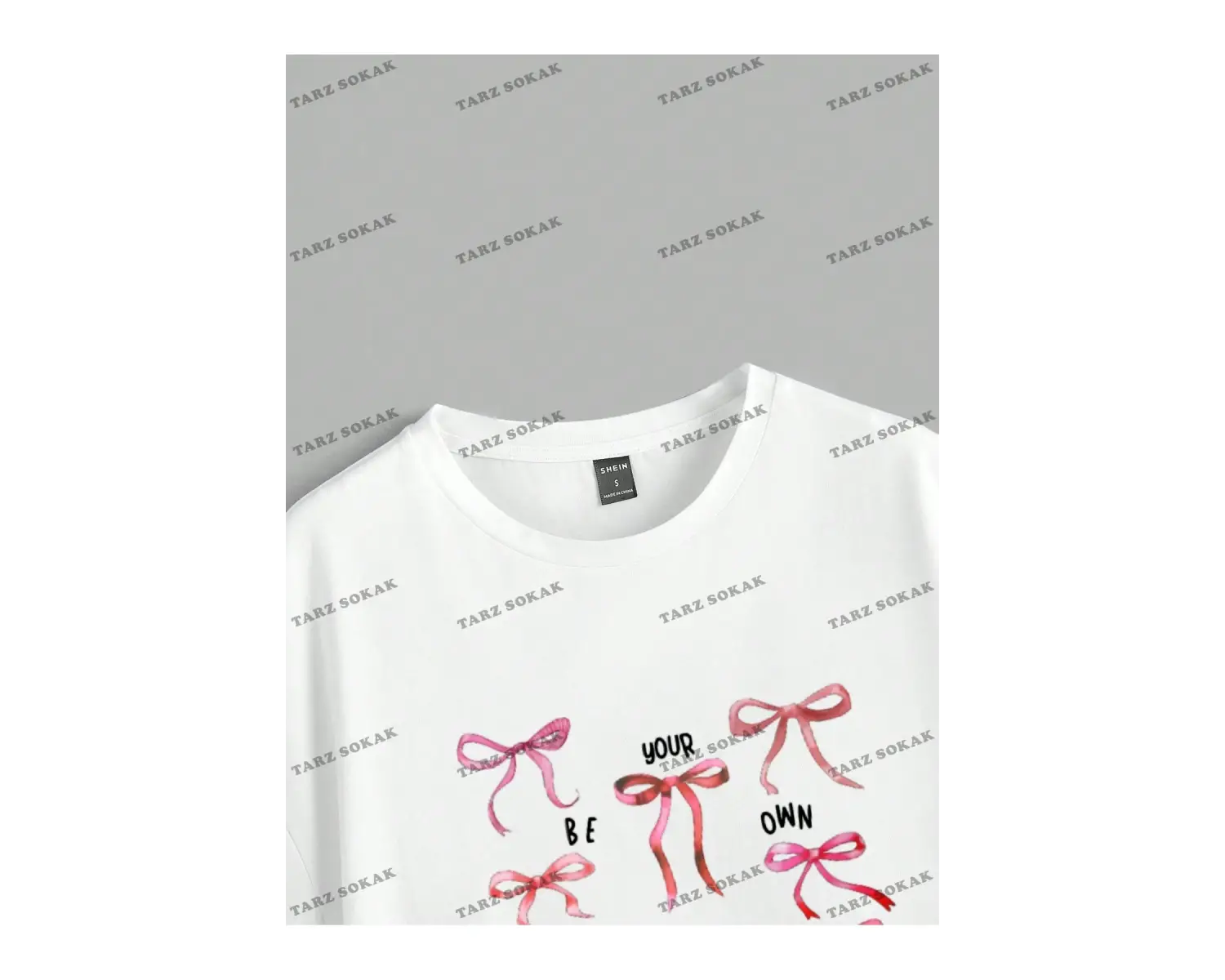 Yıldız Baskılı Oversize Kalıp Unisex T-shirt