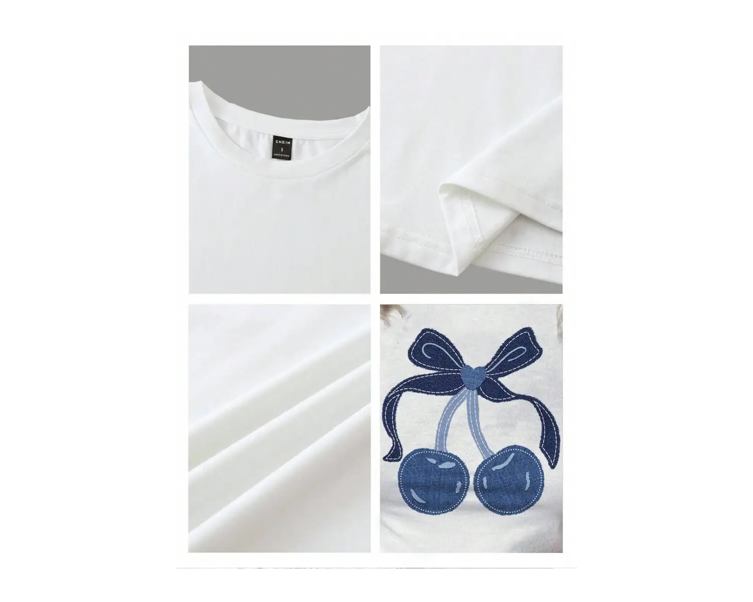 Yıldız Grafikli Yuvarlak Yaka Kısa Kollu Crop