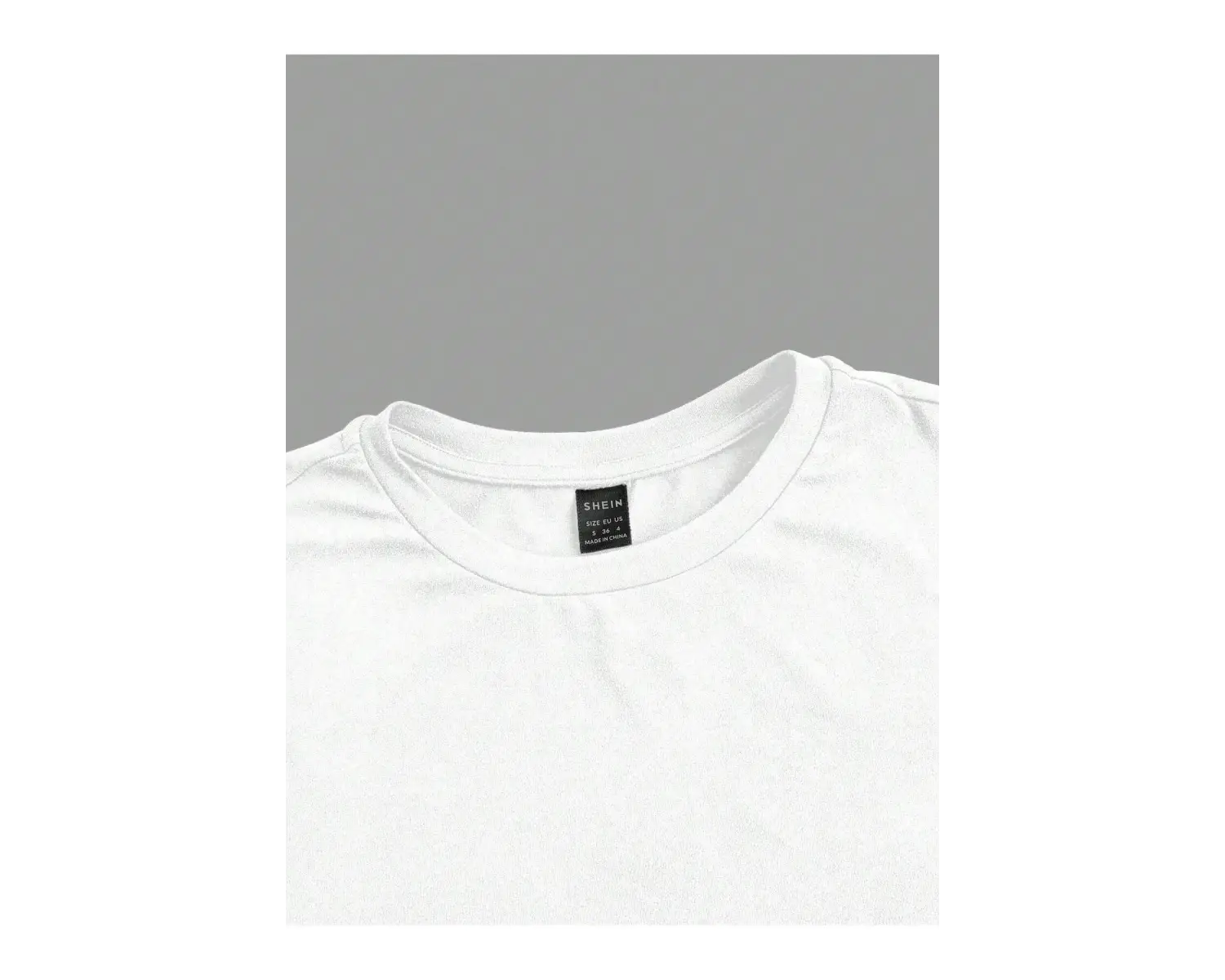 Yıldız Grafikli Yuvarlak Yaka Kısa Kollu Crop