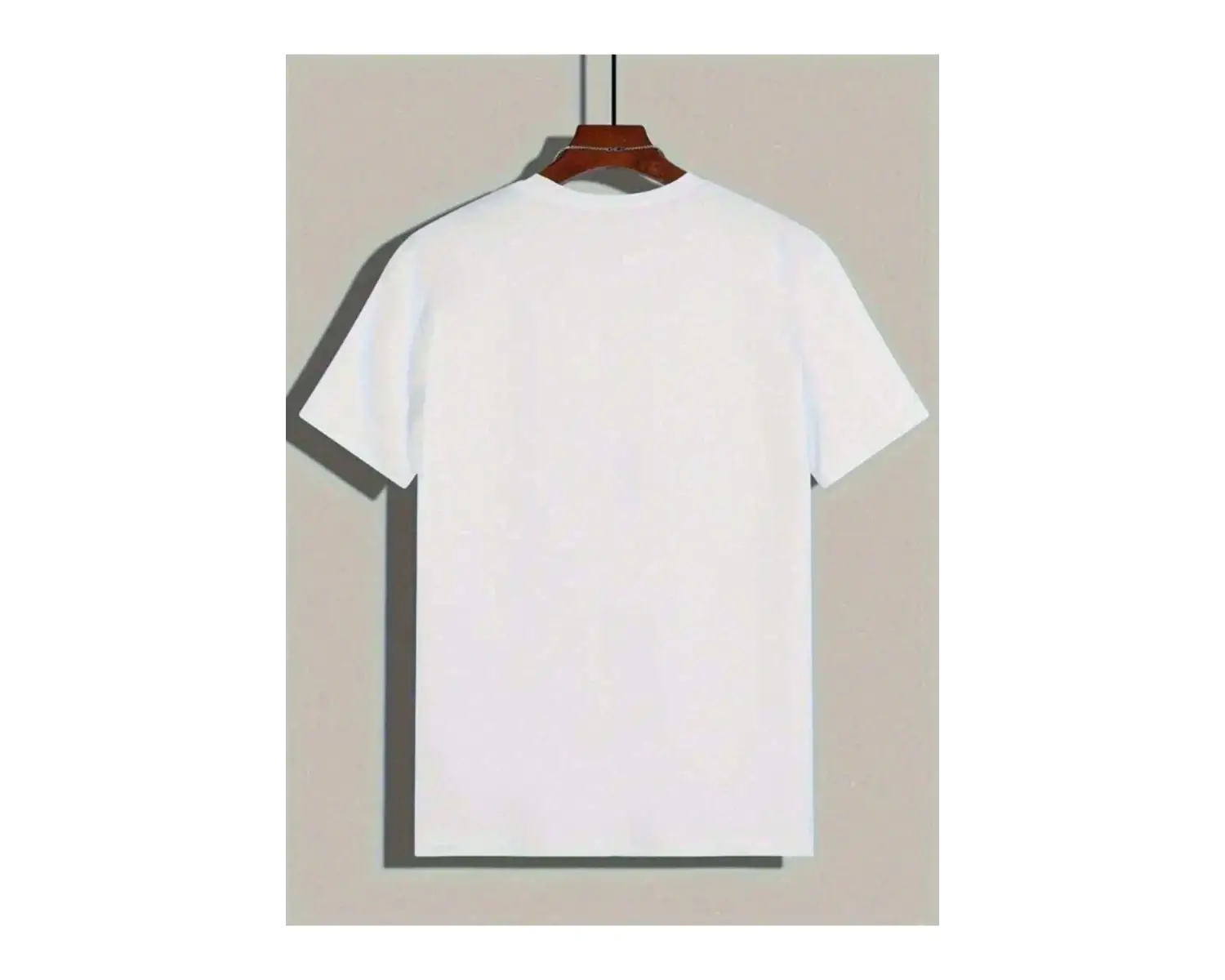 Yıldız Grafikli Yuvarlak Yaka Kısa Kollu Tişört