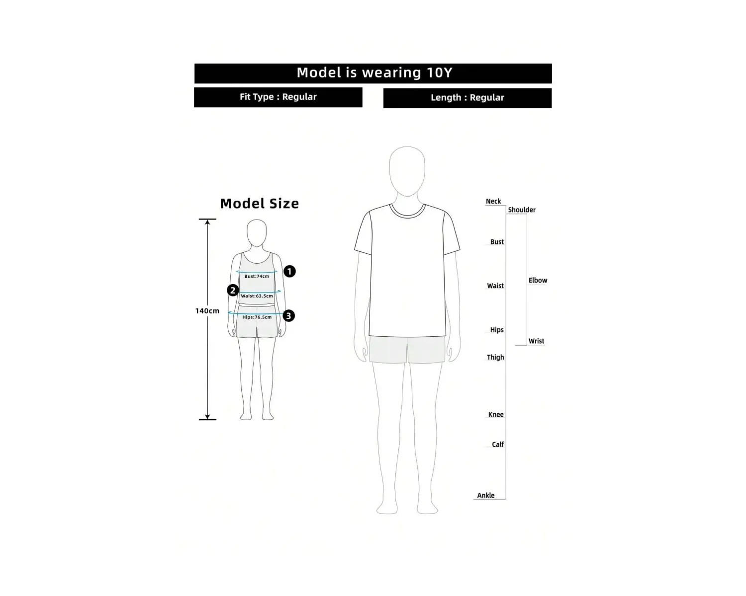 Yıldız Grafikli Yuvarlak Yaka Kısa Kollu Tişört