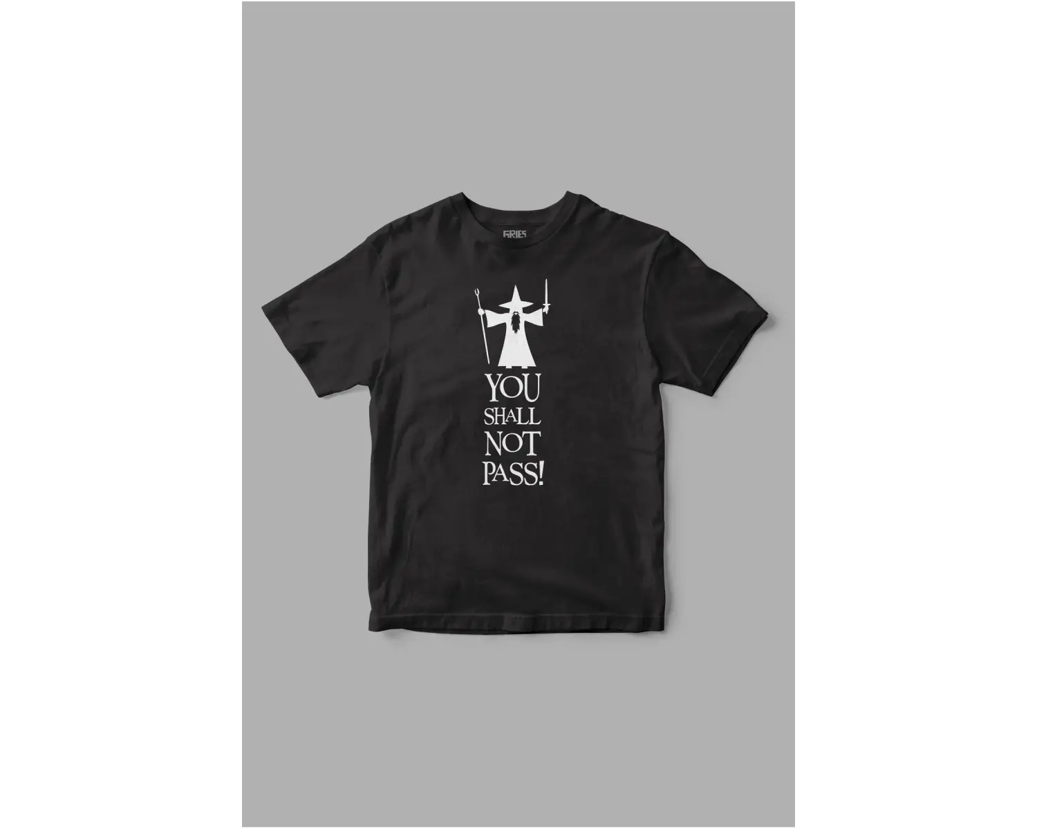 You Shall Not Pass Lotr Yüzüklerin Efendisi Baskılı Tişört