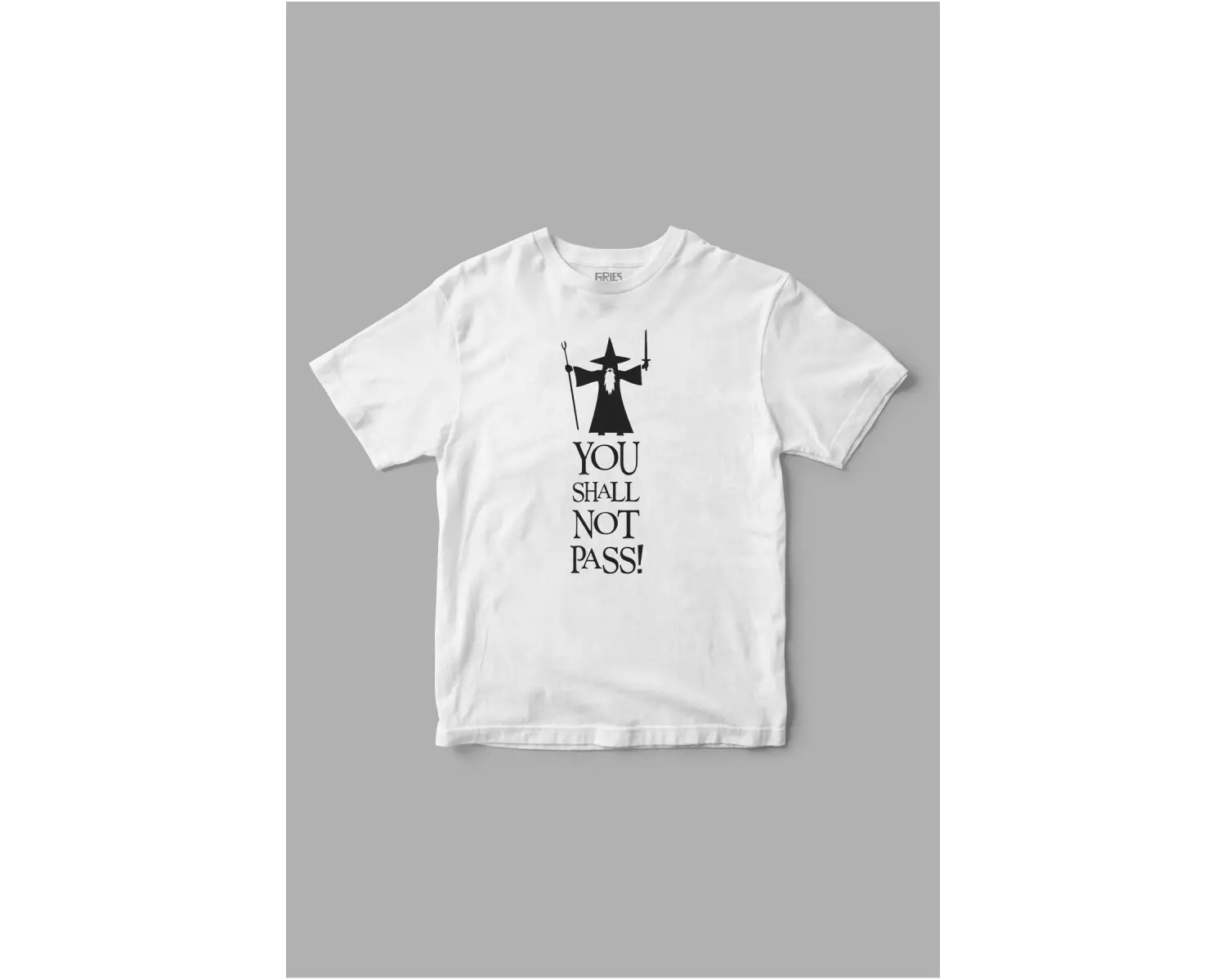 You Shall Not Pass Lotr Yüzüklerin Efendisi Baskılı Tişört