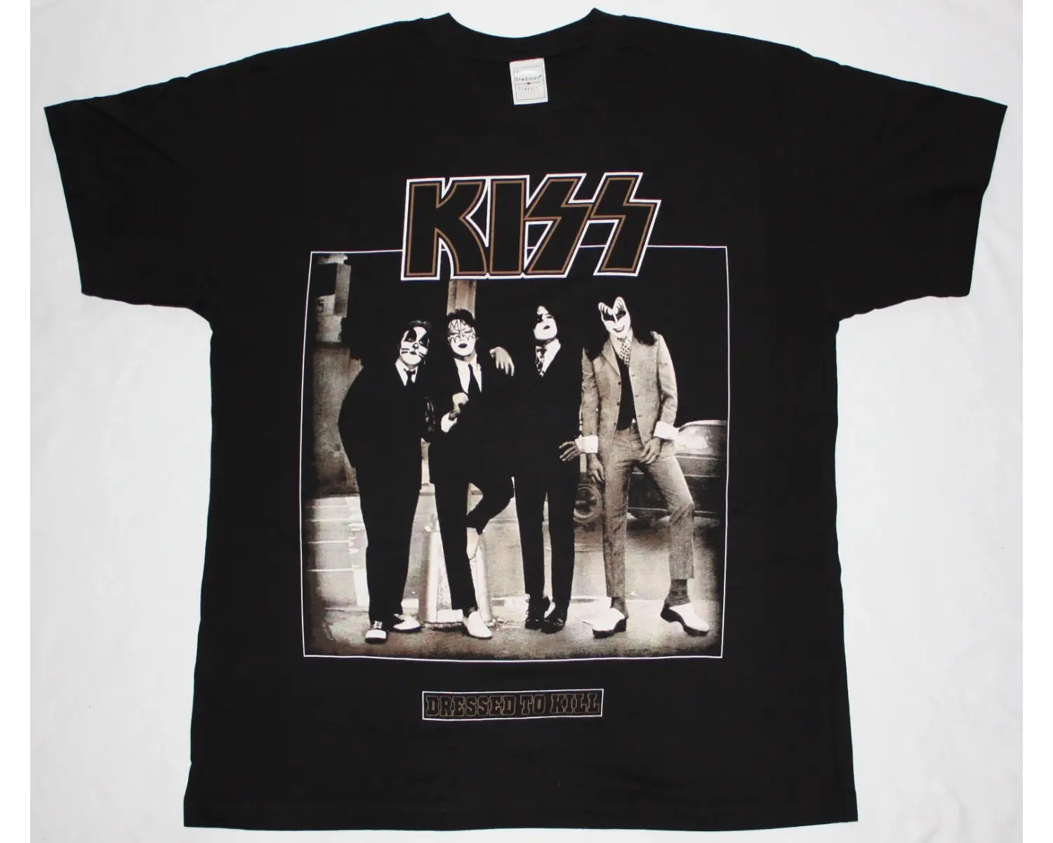 ZEBRAHEAD LOGO NEW BLACK T-SHIRT ÖN VE ARAKA BASKILI