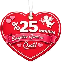 Sevgililer Günü %25 İndirimi