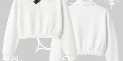 Yarım Fermuarlı Crop Sweatshirt Modelleri | Kadın Stil & Kombin Rehberi