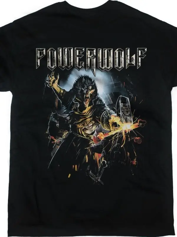 10CC LOGO NEW BLACK T-SHIRT ÖN VE ARAKA BASKILI