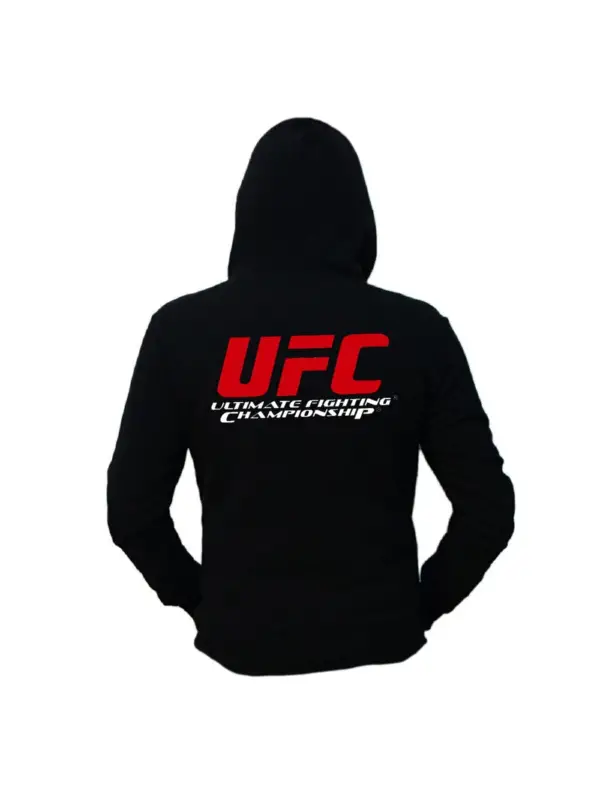 Unisex Siyah Hoodie Sweatshirt