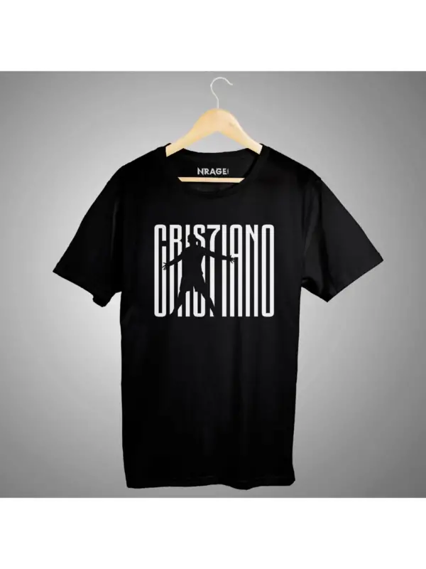 Cristiano Ronaldo Siyah Tişört