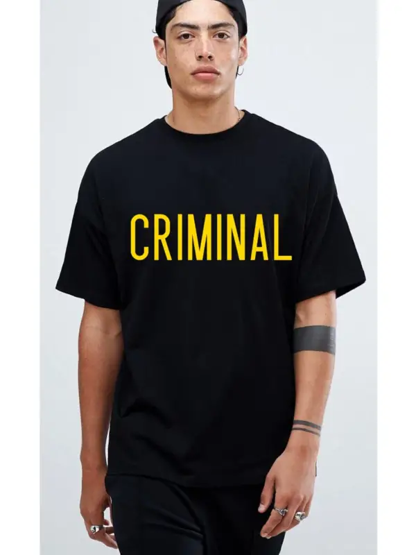 Criminal Oversize Tişört