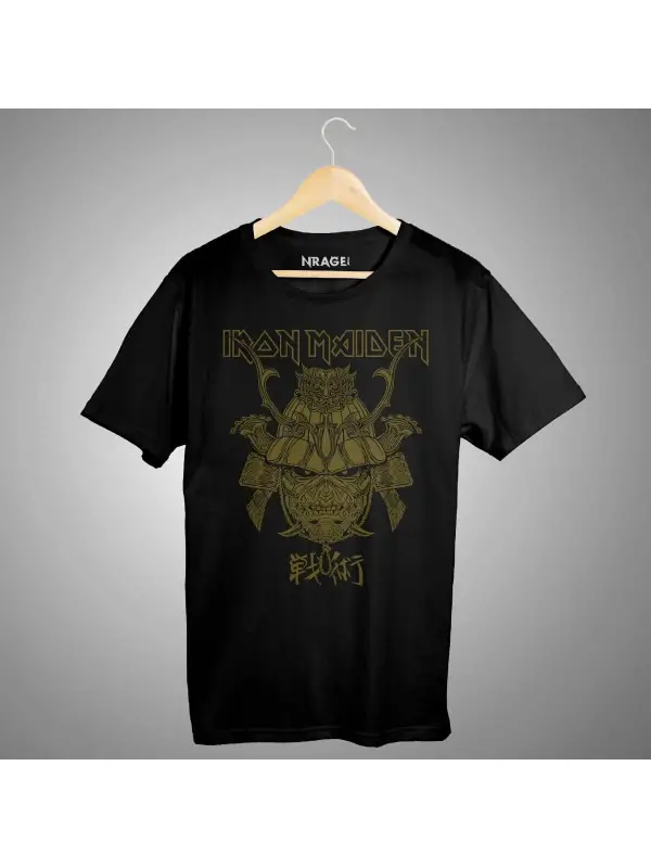 Iron Maiden Senjutsu Baskılı Tişört