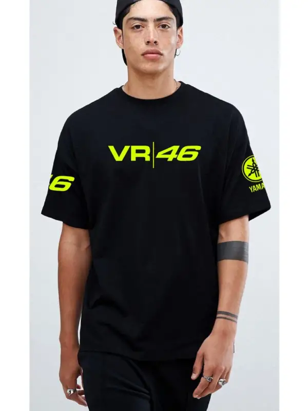Vr 46 Baskılı Oversize Tişört