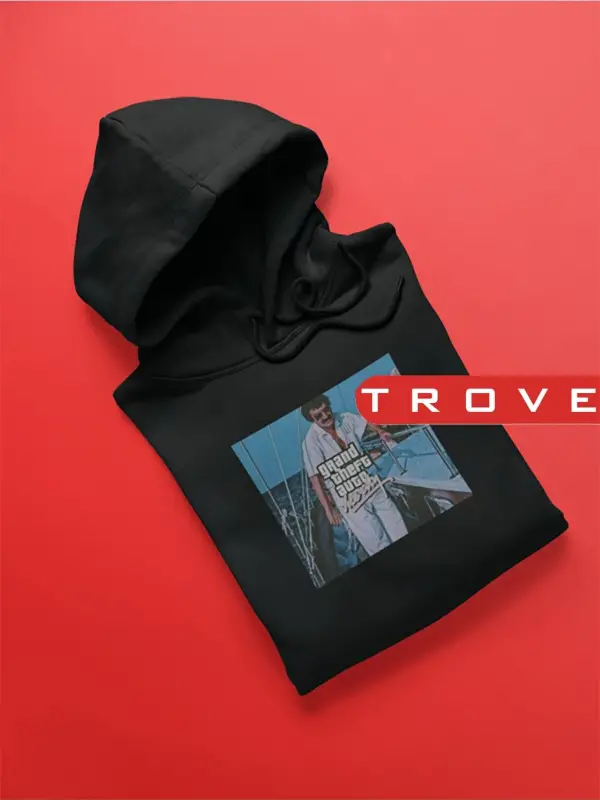 Unısex Kadın Erkek Müslüm Gta Vıce Cıty Kareografi % 100 Pamuk Tasarım Sweatshirt Siyah