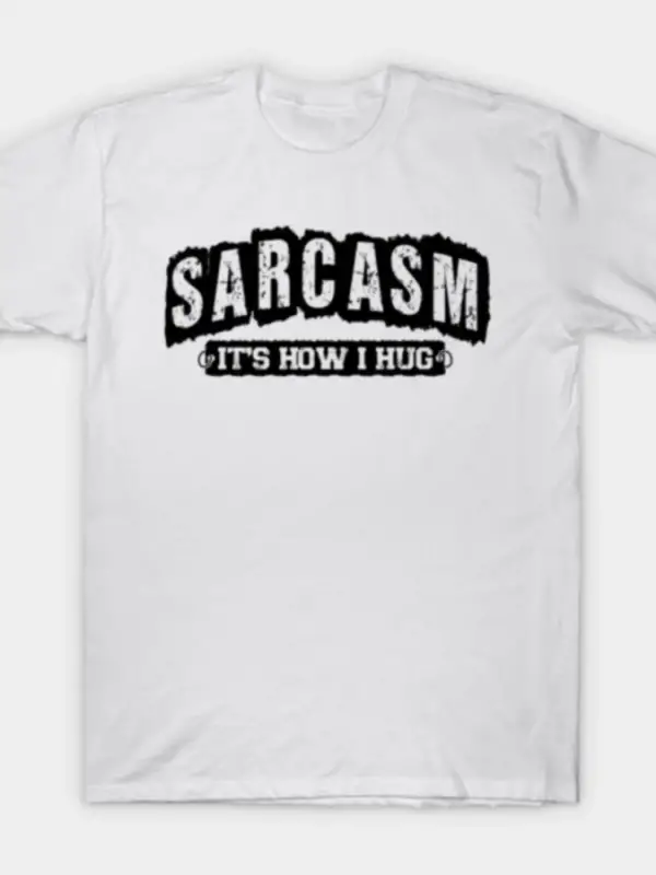 Alaycı Bir Şekilde Sarılma Yaptığım Şekilim, Yetişkin Mizahı Alaycı Tatil Tişörtü Erkekler Ka