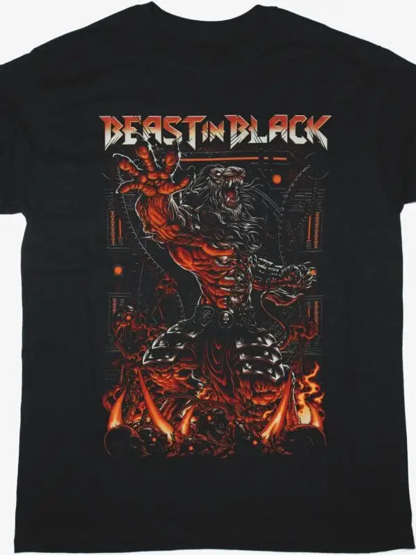 ALICE COOPER MADHOUSE ROCK NEW BLACK T SHIRT ÖN VE ARAKA BASKILI
