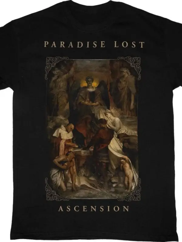 AS I LAY DYING CROWN OF ASHES NEW BLACK T-SHIRT ÖN VE ARAKA BASKILI