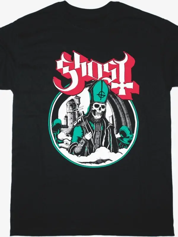 AVATARIUM THE GIRL WITH THE RAVEN MASK NEW BLACK T-SHIRT ÖN VE ARAKA BASKILI