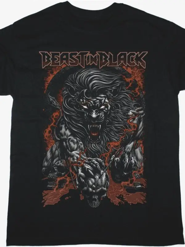 AVENGED SEVENFOLD LOGO NEW BLACK T-SHIRT ÖN VE ARAKA BASKILI
