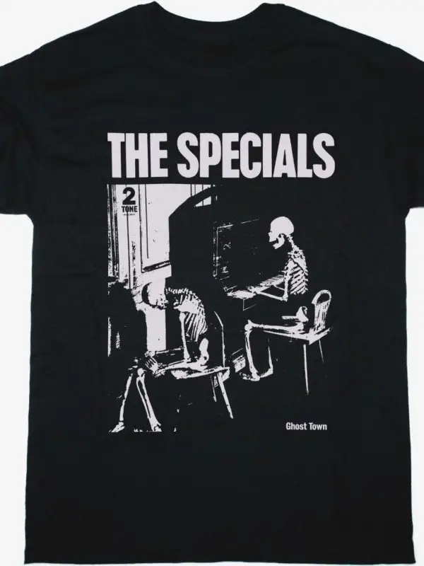 BAD MANNERS LONDON NEW BLACK T-SHIRT ÖN VE ARAKA BASKILI